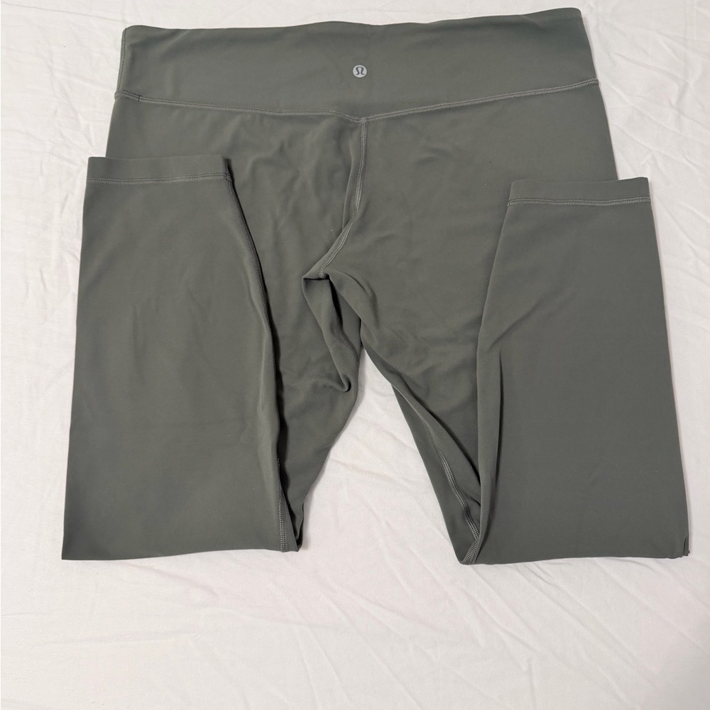 Lululemon Athletica Olive Green Leggings